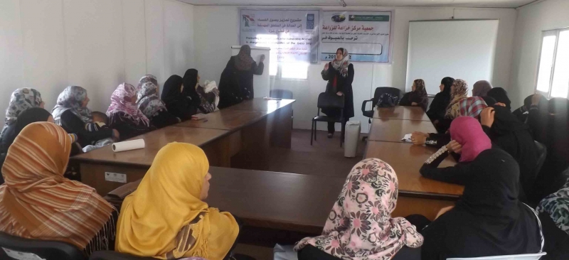 Association has implemented two workshops on personal status law in cooperation with the Center for Women's Affairs-Gaza